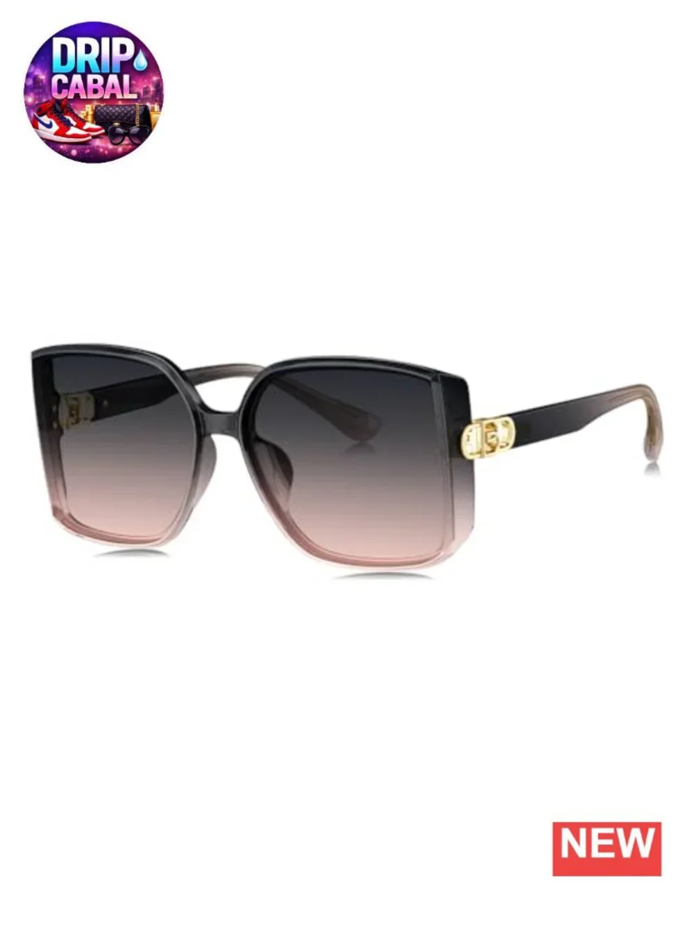 Oversized Wrap-around Polarized Sunglasses TR Frame Impact Resistant Lenses